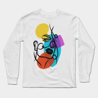 Sexy colored girl Long Sleeve T-Shirt